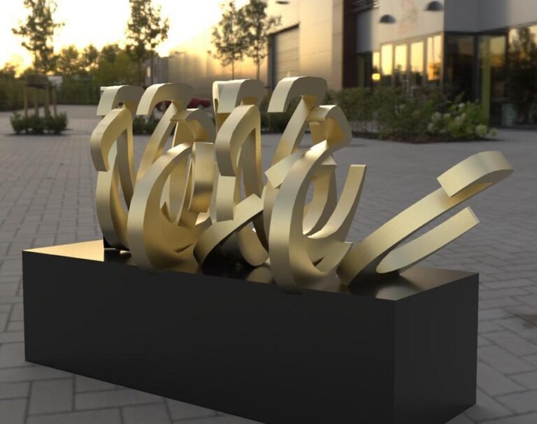 Metal artwork sculpture from ArtPlus Gallery collection