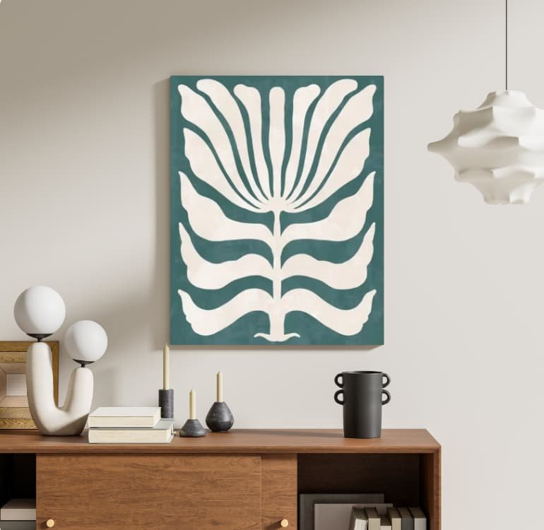 Teal Flourish - Image 2